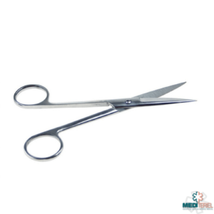 Ciseaux chirurgicaux pointu/pointu droits 14cm