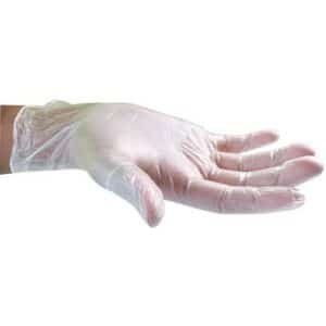 Gants vinyles transparents poudrés non stériles Heva