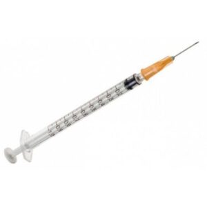 Seringue Plastipak 1ml avec aiguille 26Gx3/08 tuberculine
