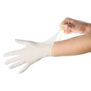 Gants de chirurgie en latex poudrés stériles